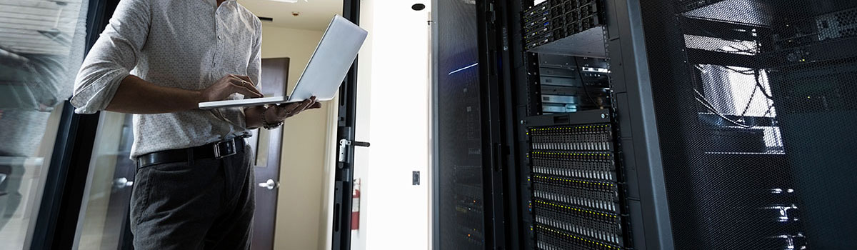 Image of Alex in his data center